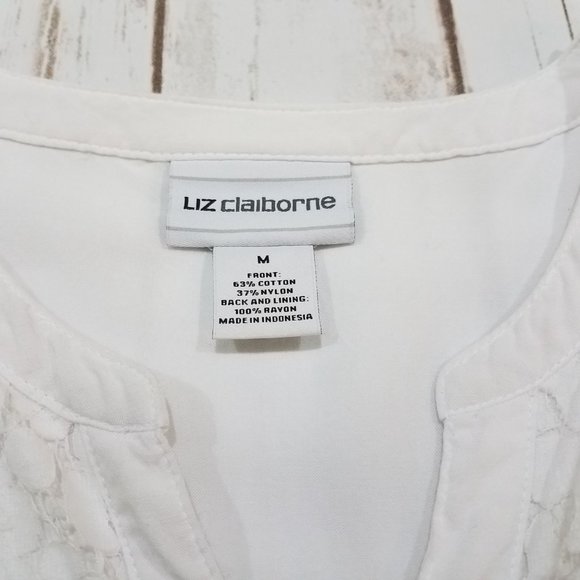 Liz Clairborne Sleeveless White Tank - Picture 10 of 12